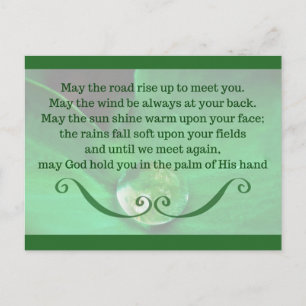 Briefkaart met Irish Blessing