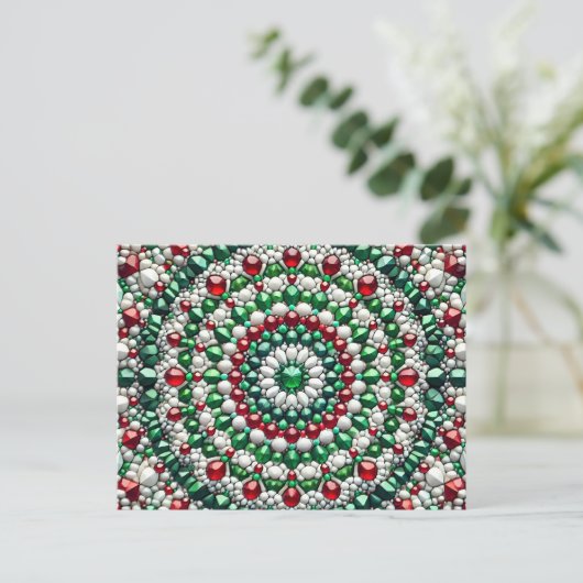 Briefkaart met Italiaans kleuren Design (Staand voorkant)