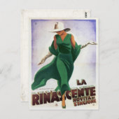 Briefkaart met  Italiaanse Mode afdrukken (Voorkant / Achterkant)