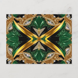 Briefkaart met Jamaica Kleuren Design