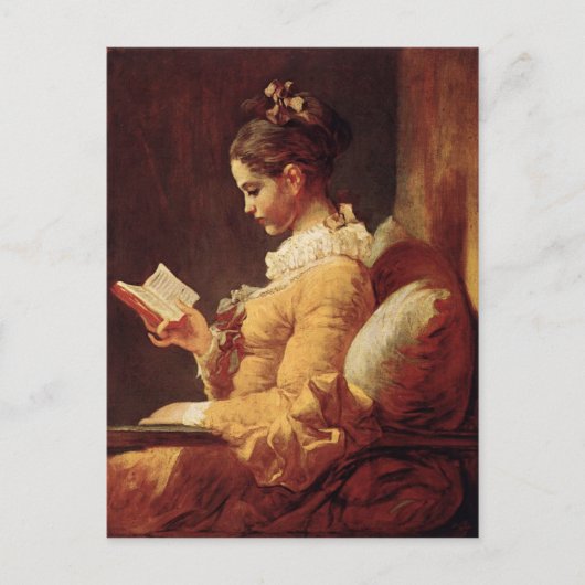 Briefkaart met Jean-Honore Fragonard-schildering (Voorkant)
