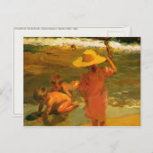 Briefkaart met Joaquin Sorolla y Bastida (Voorkant / Achterkant)