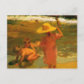 Briefkaart met Joaquin Sorolla y Bastida (Voorkant)