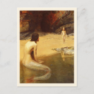 Briefkaart met John Collier Painting