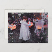 Briefkaart met John Singer Sargent schilderen (Voorkant / Achterkant)