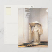 Briefkaart met John Singer Sargent schilderen (Voorkant / Achterkant)