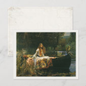 Briefkaart met John William Waterhouse Painting (Voorkant / Achterkant)