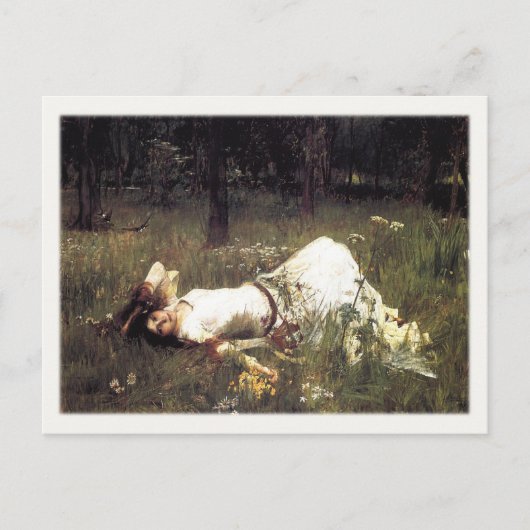 Briefkaart met John William Waterhouse Painting (Voorkant)