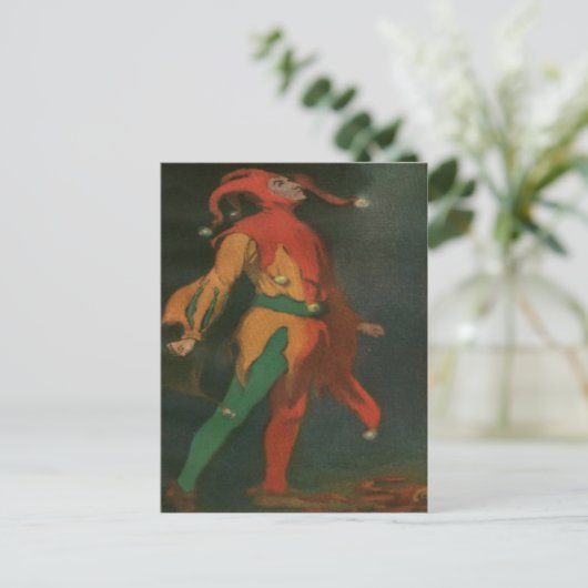 Briefkaart met  kast (Staand voorkant)