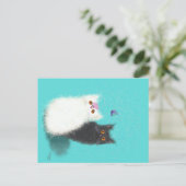 Briefkaart met katten (Staand voorkant)