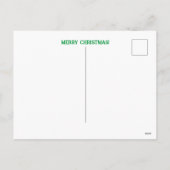 Briefkaart met kerst ornament illustratie (Achterkant)