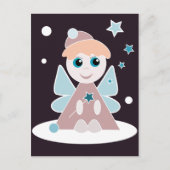 Briefkaart met kerstangel (Voorkant)