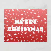 Briefkaart met kerstangels