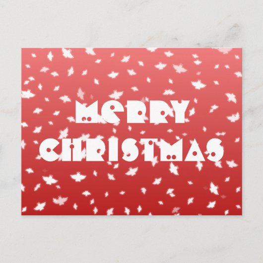 Briefkaart met kerstangels (Voorkant)