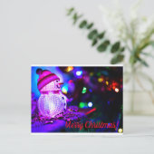 Briefkaart met kerstbliksem (Staand voorkant)