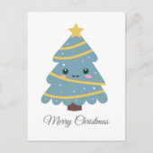Briefkaart met kerstbomen (Voorkant)