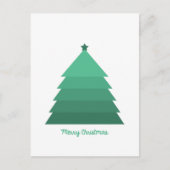 Briefkaart met kerstbomen (Voorkant)