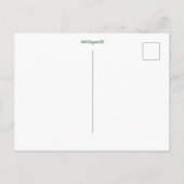 Briefkaart met kerstbomen (Achterkant)