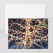 Briefkaart met kerstboomkleed (Voorkant / Achterkant)