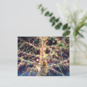 Briefkaart met kerstboomkleed (Staand voorkant)