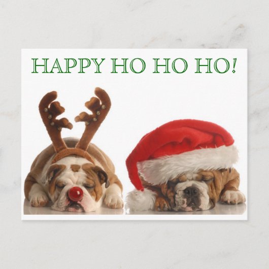 Briefkaart met kerstbul 2 (Voorkant)