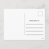 Briefkaart met kerstcadeau Red Holiday (Achterkant)