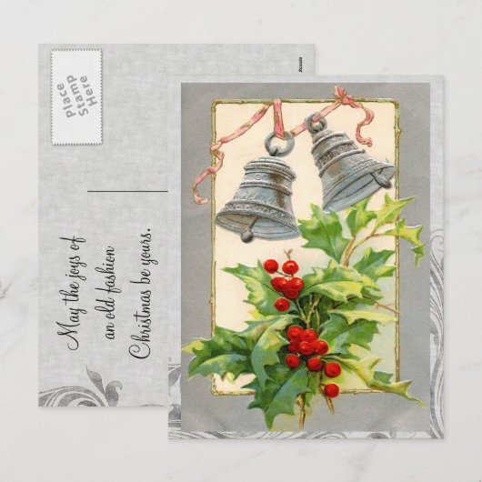 Briefkaart met kerstcadeaubonen (Voorkant / Achterkant)