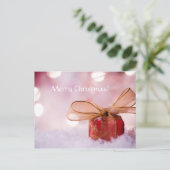 Briefkaart met kerstcadeaus (Staand voorkant)