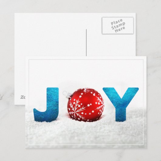 Briefkaart met kerstcadeaus (Voorkant / Achterkant)