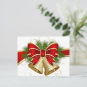 Briefkaart met kerstcadeaus (Staand voorkant)