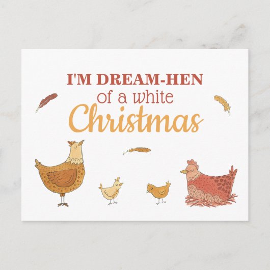 Briefkaart met kerstfeest- en feestdag (Voorkant)