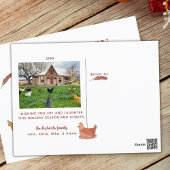 Briefkaart met kerstfeest- en feestdag