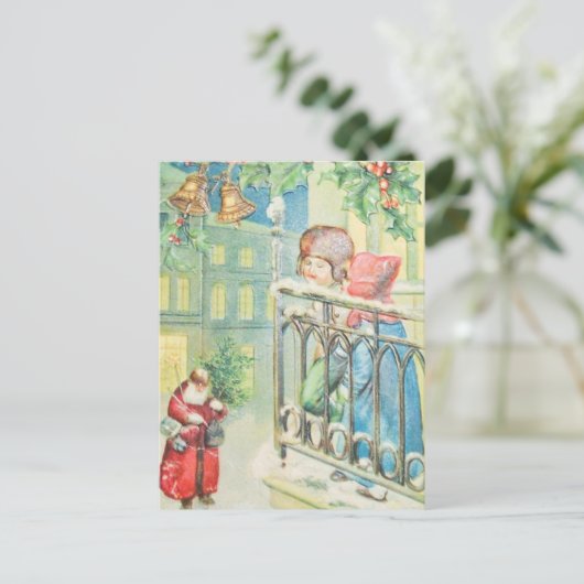  Briefkaart met kerstfeestdag (Staand voorkant)