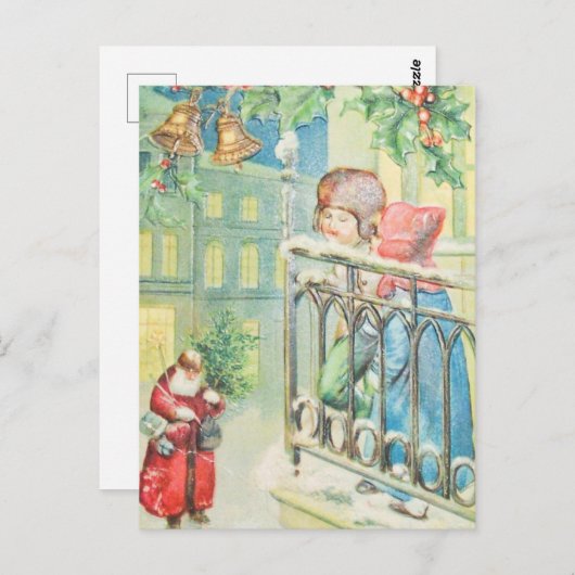  Briefkaart met kerstfeestdag (Voorkant / Achterkant)