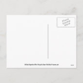 Briefkaart met kerstfeestdag in de boog van een ma (Achterkant)