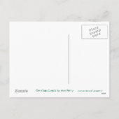 Briefkaart met kerstlampjes (Achterkant)