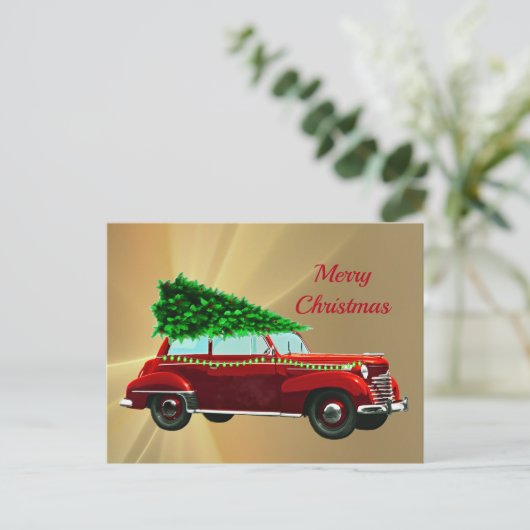  Briefkaart met kerstmis (Staand voorkant)