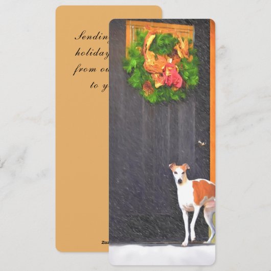 Briefkaart met kerstmis (Voorkant / Achterkant)