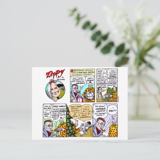 Briefkaart met kerstmis (Staand voorkant)