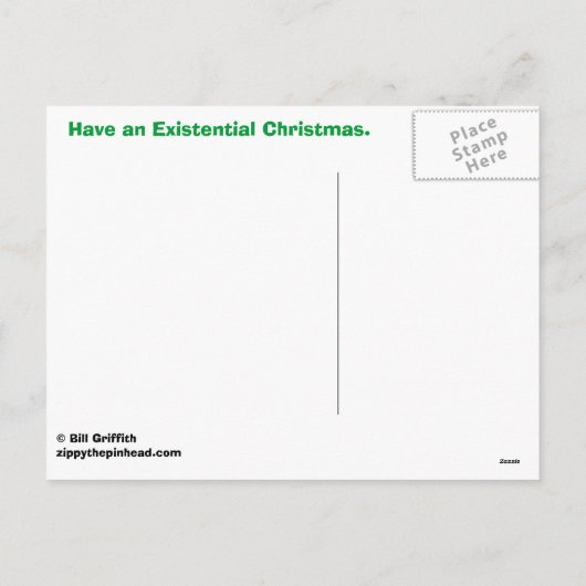 Briefkaart met kerstmis (Achterkant)