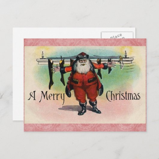  Briefkaart met kerstmis (Voorkant / Achterkant)