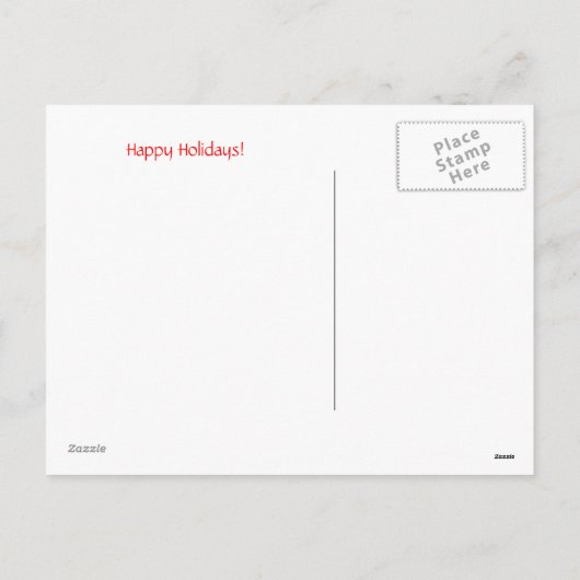 Briefkaart met kerstwens (Achterkant)