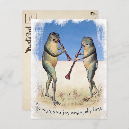  Briefkaart met kikkerst (Voorkant / Achterkant)