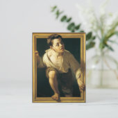 Briefkaart met klassieke verf (Staand voorkant)