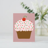 Briefkaart met kleine Cake (Staand voorkant)