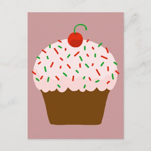 Briefkaart met kleine Cake (Voorkant)