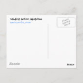 Briefkaart met kleine celcarcinomen (Achterkant)