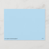 Briefkaart met kleurrijk sneeuwvlokpatroon (Achterkant)