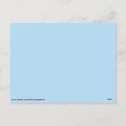 Briefkaart met kleurrijk sneeuwvlokpatroon (Achterkant)