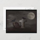 briefkaart met kraaibegraafplaats (Voorkant / Achterkant)